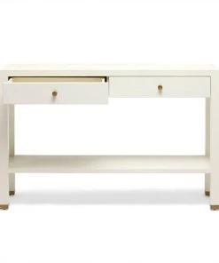Made Goods Jarin Narrow Console White Faux Belgian Linen New Arrivals 8 Made Goods Jarin Narrow Console White Faux Belgian Linen New Arrivals
