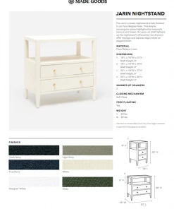 Made Goods New Arrivals Jarin Low Single Nightstand Designer White 11 Made Goods New Arrivals Jarin Low Single Nightstand Designer White