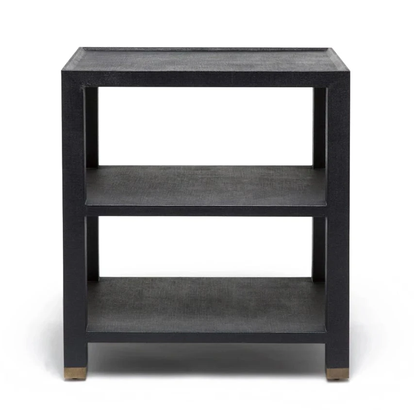 Made Goods New Arrivals Jarin Side Table Dark Navy Faux Belgian Linen 5 Made Goods New Arrivals Jarin Side Table Dark Navy Faux Belgian Linen