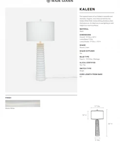 Made Goods Kaleen Table Lamp New Arrivals 11 Made Goods Kaleen Table Lamp New Arrivals