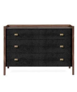 Made Goods New Arrivals Kennedy 48" Dresser Black And Walnut