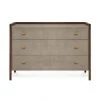 Made Goods Kennedy 48" Dresser Castor Grey And Walnut