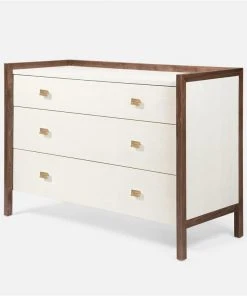 Made Goods Kennedy 48" Dresser Pristine And Walnut
