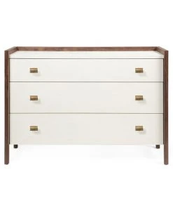 Made Goods Kennedy 48" Dresser Pristine And Walnut