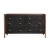 Made Goods Kennedy 60" Dresser Black And Walnut