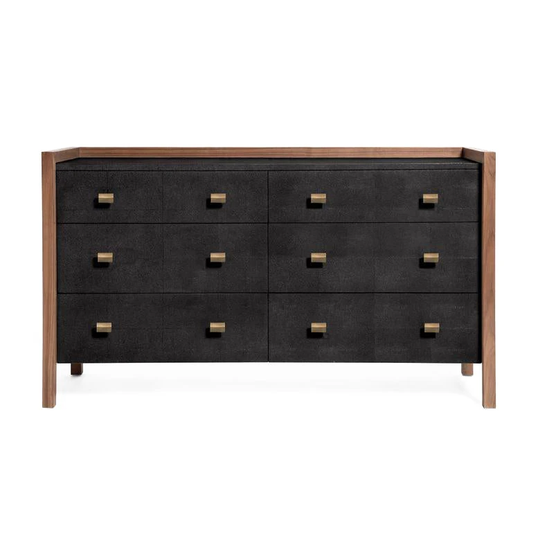 Made Goods Kennedy 60" Dresser Black And Walnut 3 Made Goods Kennedy 60" Dresser Black And Walnut