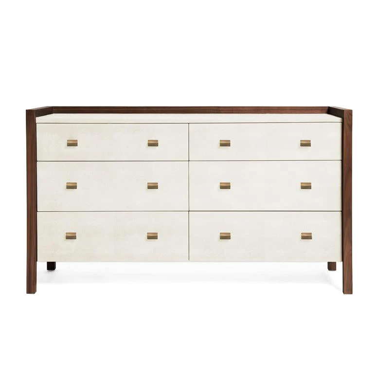 Made Goods Kennedy 60" Dresser Pristine And Walnut 3 Made Goods Kennedy 60" Dresser Pristine And Walnut