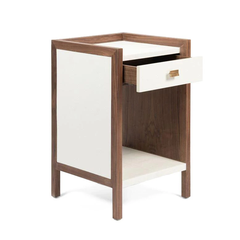 Made Goods Kennedy Single Nightstand Pristine And Walnut New Arrivals 5 Made Goods Kennedy Single Nightstand Pristine And Walnut New Arrivals