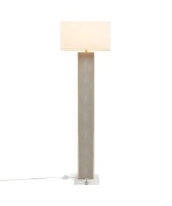 Made Goods Kingston Floor Lamp Sand Faux Shagreen