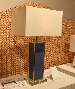 Made Goods Kingston Table Lamp Navy Faux Shagreen New Arrivals 8 Made Goods Kingston Table Lamp Navy Faux Shagreen New Arrivals