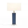 Made Goods Kingston Table Lamp Navy Faux Shagreen New Arrivals
