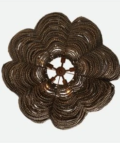 Made Goods New Arrivals Kira Chandelier Bronze Wood Beads 10 Made Goods New Arrivals Kira Chandelier Bronze Wood Beads