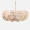 Made Goods New Arrivals Kira Chandelier White Wood Beads 2 Made Goods New Arrivals Kira Chandelier White Wood Beads