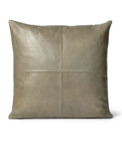 Made Goods Kody Square Pillow Set Storm Leather