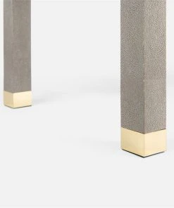 Made Goods Lafeu Console Sand Realistic Faux Shagreen