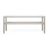 Made Goods Lafeu Console Sand Realistic Faux Shagreen