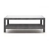 Made Goods Lafeu Rectangle Coffee Table Cool Gray Faux Shagreen New Arrivals