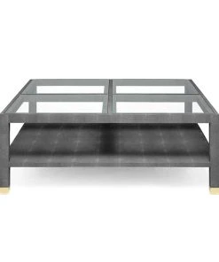 Made Goods Lafeu Square Coffee Table Cool Gray Faux Shagreen New Arrivals 8 Made Goods Lafeu Square Coffee Table Cool Gray Faux Shagreen New Arrivals