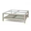 Made Goods Lafeu Square Coffee Table Sand Faux Shagreen New Arrivals