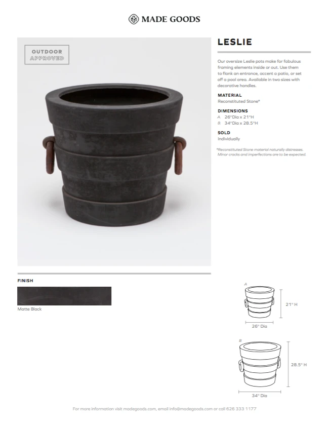 Made Goods New Arrivals Leslie Planter Large 4 Made Goods New Arrivals Leslie Planter Large