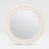 Made Goods Lexi Mirror 38" Natural Bone And White Resin