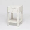 Made Goods New Arrivals Lexi Single Nightstand Natural Bone And Ivory Resin