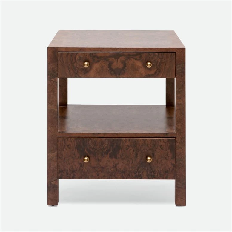 Made Goods Lindsey Mid-Size Nightstand Walnut Veneer New Arrivals 3 Made Goods Lindsey Mid-Size Nightstand Walnut Veneer New Arrivals