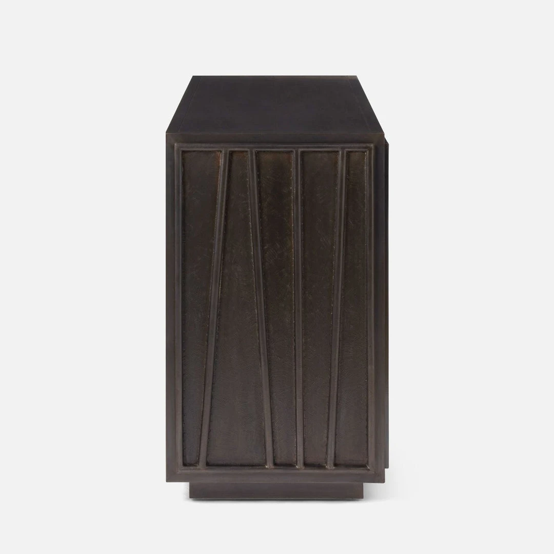 Made Goods Lorenz Buffet Patterned Zinc Metal Large 5 Made Goods Lorenz Buffet Patterned Zinc Metal Large