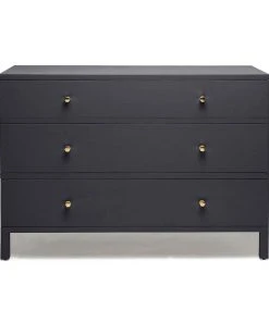 Made Goods New Arrivals Maris Dresser Dark Navy Faux Belgian Linen