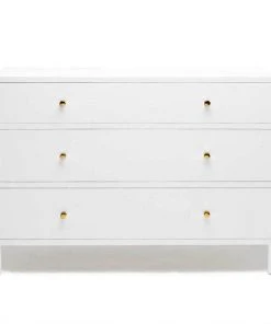 Made Goods Maris Dresser Designer White Faux Belgian Linen New Arrivals