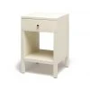 Made Goods Maris Single Nightstand White Faux Belgian Linen 2 Made Goods Maris Single Nightstand White Faux Belgian Linen