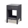 Made Goods Maris Single Nightstand Dark Navy Faux Belgian Linen 1 Made Goods Maris Single Nightstand Dark Navy Faux Belgian Linen
