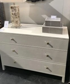Made Goods New Arrivals Maris Dresser White Faux Belgian Linen