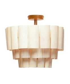 Made Goods Marjorie Semi Flush Mount Resin Coated Banana Bark New Arrivals