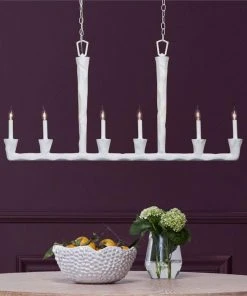 Made Goods New Arrivals Maxwell Pendant White Gesso Concrete