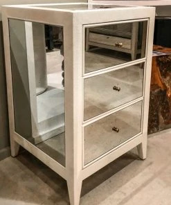 Made Goods Mia Double Nightstand White Cerused Oak New Arrivals