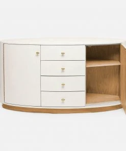 Made Goods Nerine Buffet Pristine Vintage Faux Shagreen And Brass New Arrivals 11 Made Goods Nerine Buffet Pristine Vintage Faux Shagreen And Brass New Arrivals