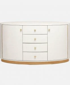 Made Goods Nerine Buffet Pristine Vintage Faux Shagreen And Brass New Arrivals