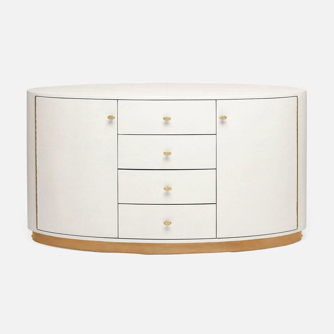 Made Goods Nerine Buffet Pristine Vintage Faux Shagreen And Brass New Arrivals 3 Made Goods Nerine Buffet Pristine Vintage Faux Shagreen And Brass New Arrivals