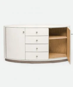 Made Goods Nerine Buffet Pristine Vintage Faux Shagreen And Silver New Arrivals