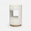 Made Goods Nerine Single Nightstand Gold