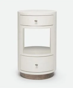 Made Goods New Arrivals Nerine Single Nightstand Silver