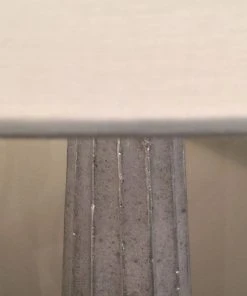 Made Goods Nova Table Lamp Gray Cement And Silver Leaf New Arrivals