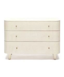 Made Goods New Arrivals Olivia 3 Drawer Dresser Off White Faux Raffia