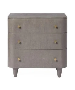 Made Goods Olivia Double Nightstand Seal Faux Raffia New Arrivals