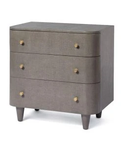Made Goods Olivia Double Nightstand Seal Faux Raffia New Arrivals