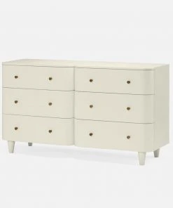 Made Goods Olivia 6 Drawer Dresser Off White Faux Raffia New Arrivals