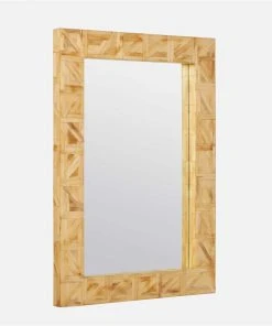 Made Goods Orley Mirror Wood Veneer