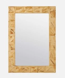 Made Goods Orley Mirror Wood Veneer
