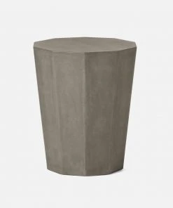 Made Goods Pamela Stool Gray Concrete New Arrivals